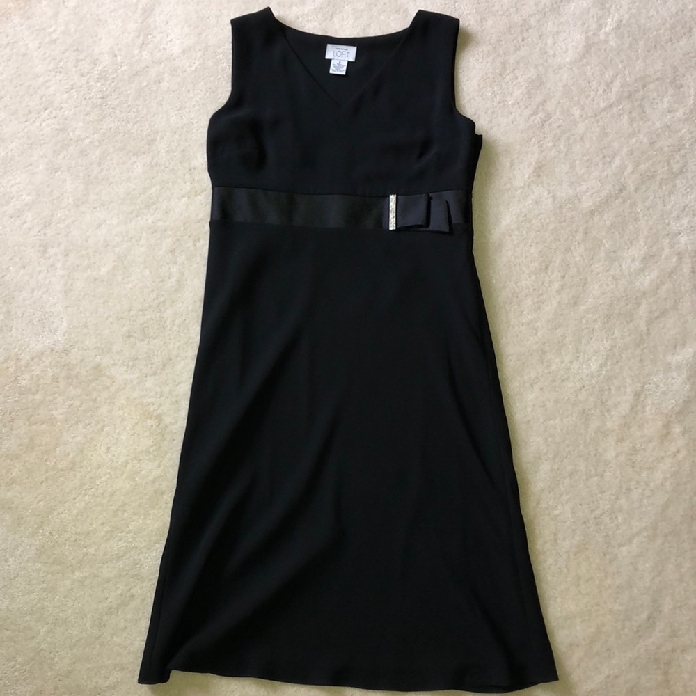 Ann Taylor Loft Black formal dress